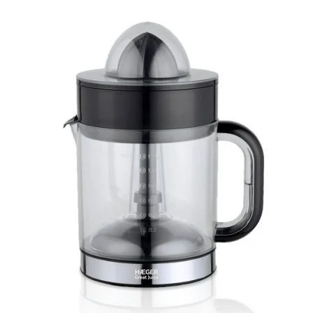 Haeger Exprimidor con Movimiento Bidireccional, Salida para Depósito o Directamente para Vaso Haeger Exprimidor con Movimiento Bidireccional, Salida para Depósito o Directamente para Vaso